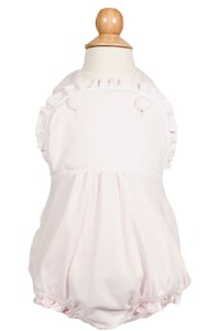 Eloise bubble children’s playwear shown in light pink colorway